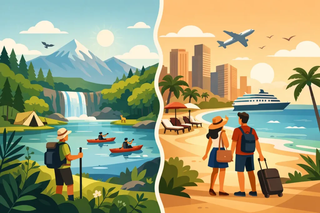 Ecoturismo o turismo convencional: ¿qué eliges?