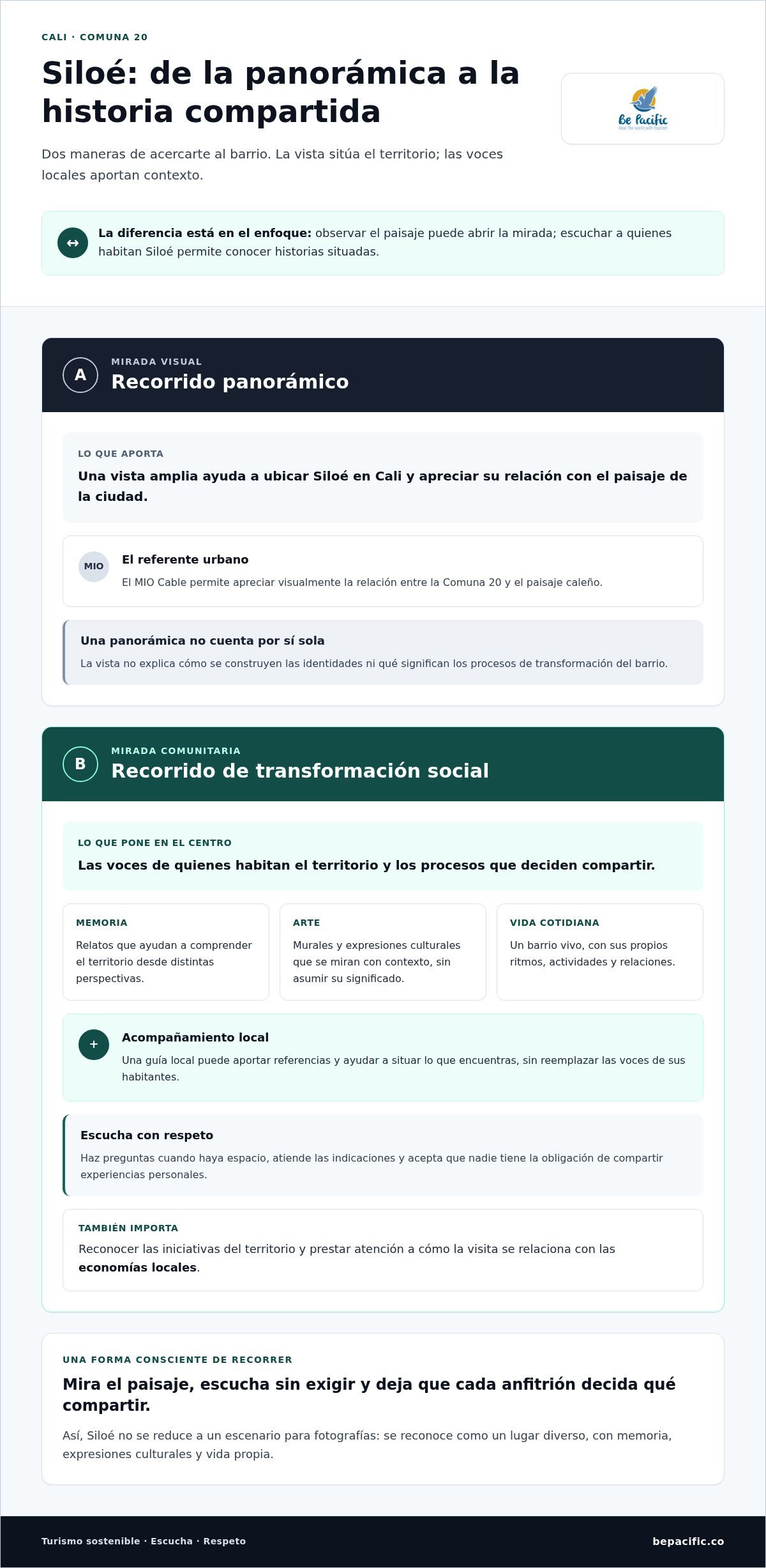 Tour de transformación social en Siloé, Cali: cómo vivirlo con respeto